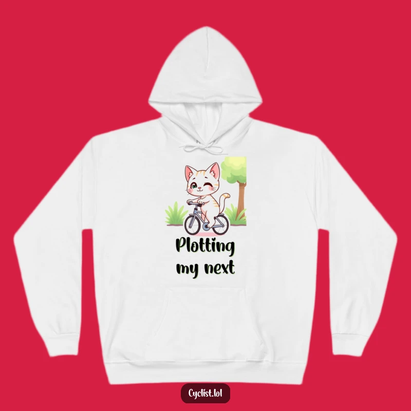 Funny Smirking Cat Hoodie - Cozy and Mischievous Feline Apparel