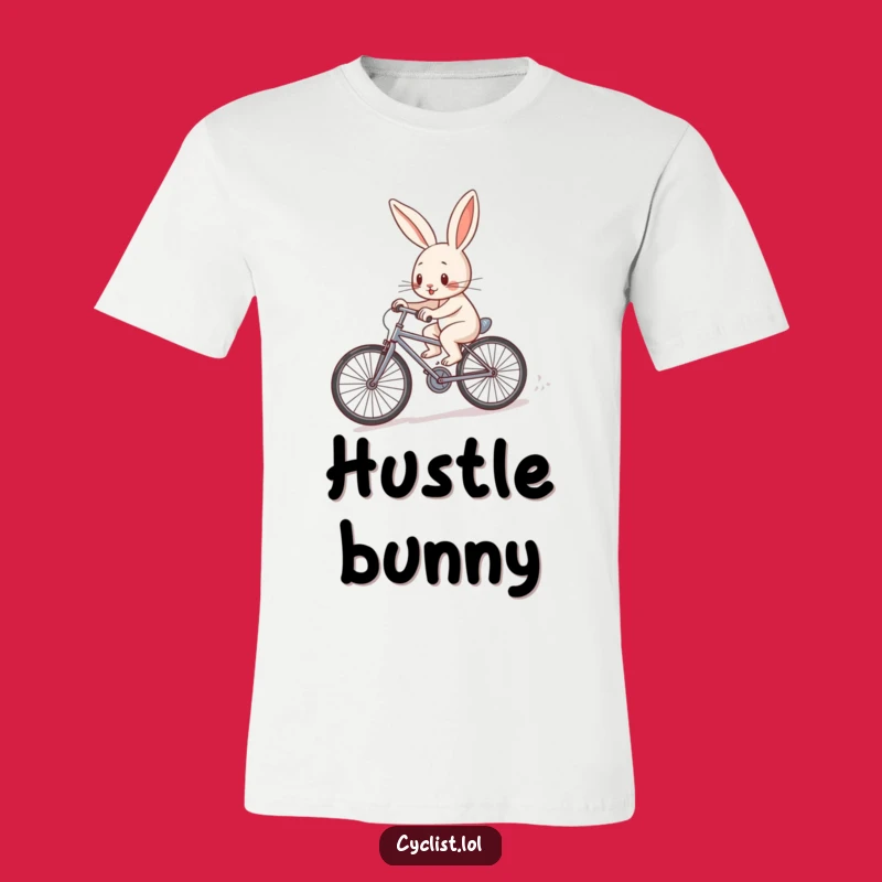 Funny Rabbit Bicycle T-Shirt - Determined Ride Apparel, Effort Gift