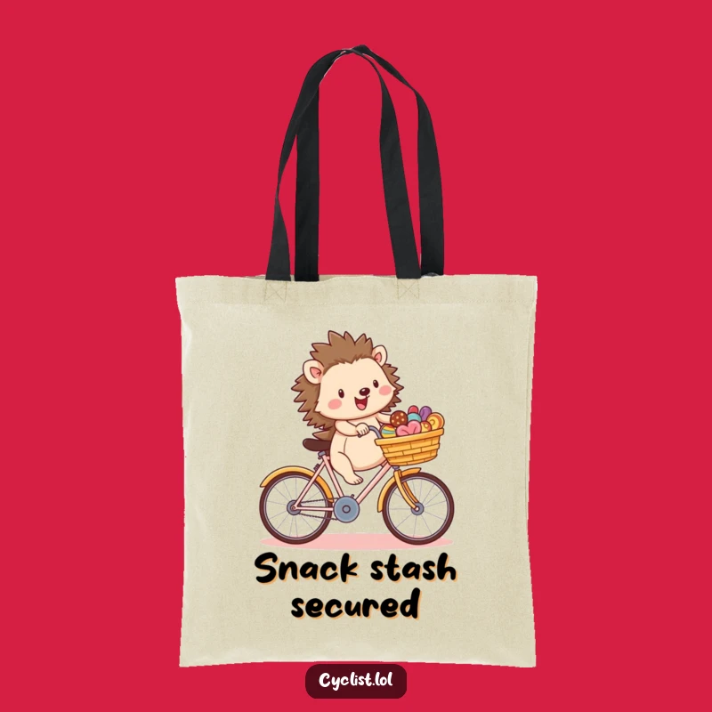 Funny Hedgehog Treat Basket Tote - Adorable Cartoon Carry-All